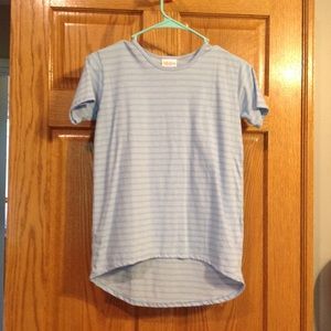 Dark and light blue stripes